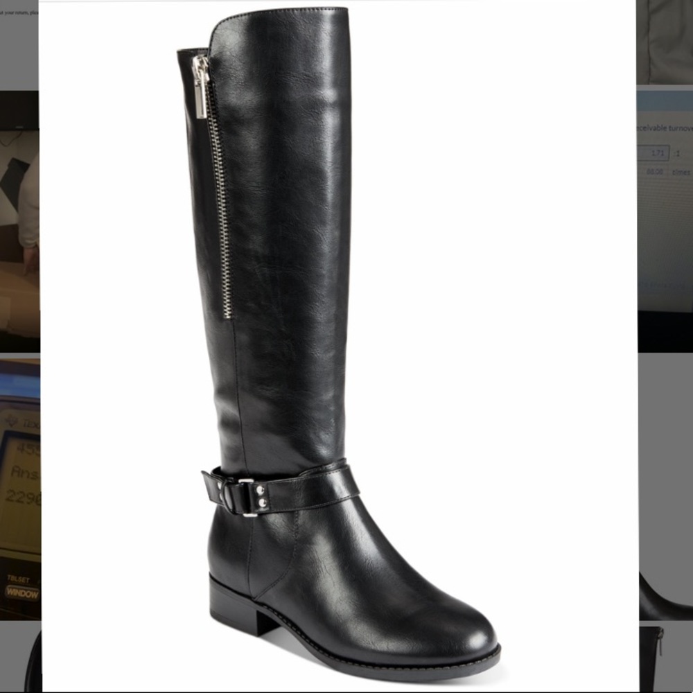 Material Girl knee boots. NWB!!